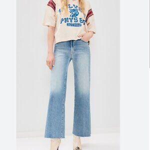 MOTHER Superior The Hustler Roller Fray Wide Leg Jeans I Confess. 26